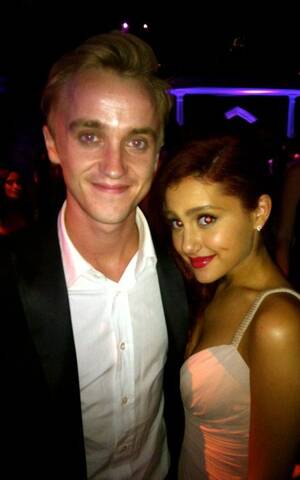 Harry Potter Ariana Grande Porn - Ariana Grande and Tom Felton | Ariana grande, Ariana, Ariana grande photos