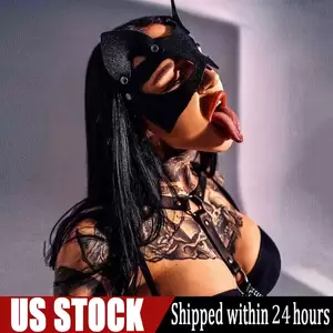 catwoman - Women Sexy Leather Catwoman Porn Masks Masquerade Party Props Roleplay  Blindfold | eBay