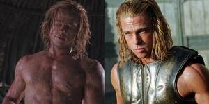 Gay Brad Pitt Porn - Brad Pitt Was So Hot in 'Troy' He Had His Straight Co-Stars Drooling