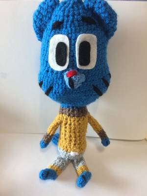 Dolly The Amazing World Of Gumball Porn - Items similar to Gumball Crochet toy. The Amazing World of Gumball.