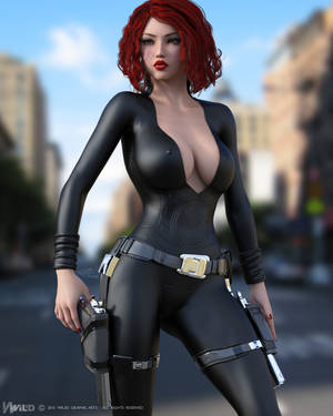Black Girl Porn 3d Character - Black Widow by on DeviantArt