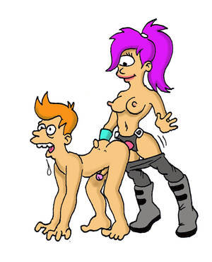 Femdom Cartoon Porn Futurama - Leela Pegging Fry ~ Futurama Femdom by Dennis Clark â€“ Rule 34 Femdom Club