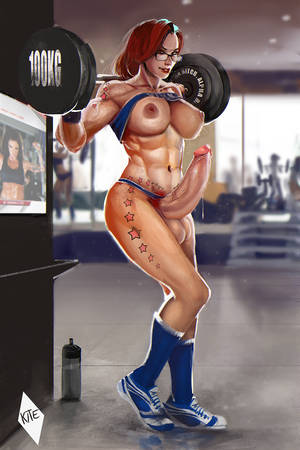 muscle futa shemale bodybuilder - Mey-Mey/ Workout by TheKite
