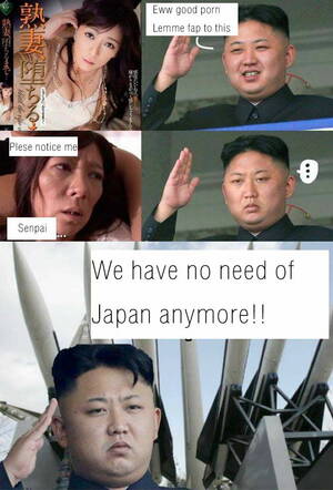 Japan Porn Caption - That's why North Korea hates Japan. - 9GAG