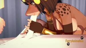 furries hentai blowjob - Furry Hentai - Cheetah make a blowjob to horseE