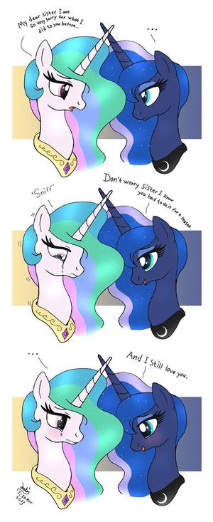 Mlp Celestia And Luna Porn Big Dick - MLP FIM comic - Princess Celestia And Luna by Joakaha
