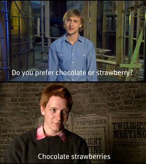 Harry Potter Mind Control Porn Captions - l love Draco Malfoy (Tom Felton) and the weasley twins ( James and Oliver  Phillips)