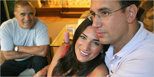 Mom Suspects Dad - AND SOMETIMES DAD Larry Seidman, left, prodded a little to bring together  his daughter Ali Seidman Hammer and her husband, Mike. Credit Tina Fineberg  for ...