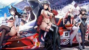 Anime Girl Porn Car - Race Car Models [Azur Lane] â€“ Hentai â€“ Rule34 â€“ Cartoon Porn â€“ Adult Comics