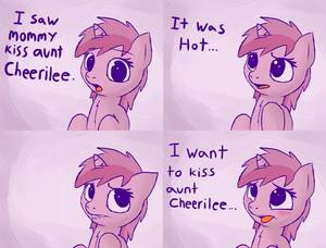 Berry Punch Porn - e621 berry_pinch_(mlp) biting_lip blush comic cub dialogue  digital_media_(artwork) english_text equine