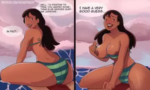 Leo And Stitch Porn - hermit moth - Lilo and Stitch porn comic
