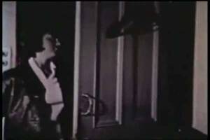 1950s Secretary Porn - June Palmer, an English porn star plays a secretary in the 1950s, bored  from typing, strips off her bra. - Stock Video Footage - Dissolve