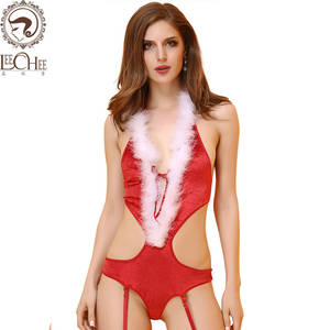 Feather Costume Porn - Leechee Y111 women sexy lingerie christmas uniforms cosplay feathers bikini  set temptation erotic underwear porn costumes