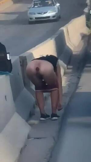 anal highway - MH - Exhibitionist Prolapsing Rectum on the Highway - ThisVid.com