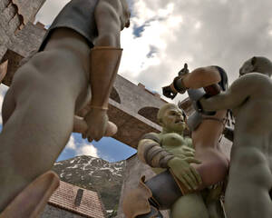 Foursome 3d Porn - Kinky foursome with busty babes and trolls | KingdomOfEvil 3d