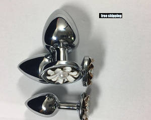 kink anal - Small Medium Big Stainless Steel Metal Anal Plug Dildo Sex Toys Products  Butt Plug Gay Beads