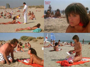 french nudist girls - A french beach with nude french women