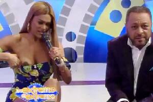 accidental nudity tv wardrobe malfunction - Downblouse Wardrobe malfunction live on TV