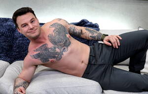 jerk off load - Tyler James jerks off and shoots a nice load in his Stag Collective debut