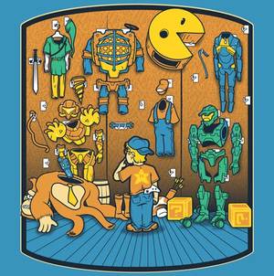 Donkey Kong Porn Gay - I'd wear the Halo suit over Donkey Kong's. Mario wouldn't stand a chance.  (Gamer's Closet from 604republic, who look like they may have raided Glen  Brogan's ...