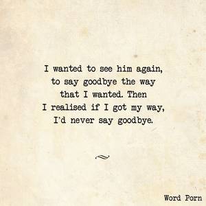 Good Bye Porn - Word Porn added a new photo.