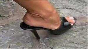 foot job in high heels black - Black high heels & toes fetish - XNXX.COM