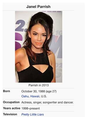 Janel Parrish Porn - Janel Parrish as witch 1