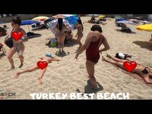girlfriend nude beach voyeur - Nude Beach Walk Tour | Bikini Beach Turkey 2022 [4k video] - YouTube
