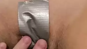 Duct Taped Pussy - Panties in pussy duct tape and anal | xHamster