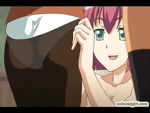 anime shemale por - Anime shemale en traje de baÃ±o recibe mamada - Serviporno.com