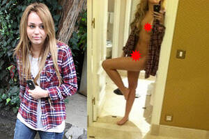 2010 Miley Cyrus Porn - It's a fake! Miley Cyrus may sue over 'leaked' nude pic - 9Celebrity