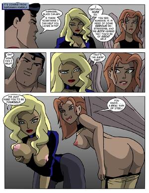 Black Canary Porn Comic - black_canary cheating clark_kent comic cuckold dc dcau hawkgirl  justice_league netorare sharpie superman
