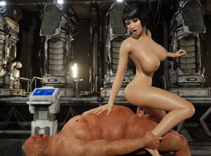 3d Evil Porn Anal - Naughty busty chick enjoys anal sex with a horrible 3d monster |  3dwerewolfporn.com