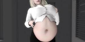 3d Pregnant Belly Inflation Porn - Secretary Belly Expansion Inflation - Tnaflix.com
