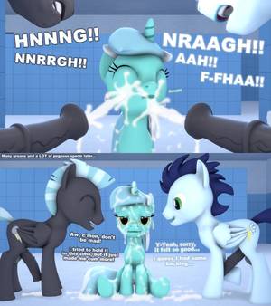 Mlp Lyra Porn - e621 3d_(artwork) big_penis clenched_teeth comic cum cum_everywhere  cum_on_body cum_on_face cumshot dialogue digital_media_(