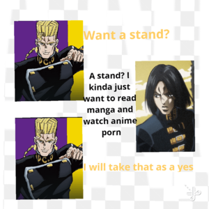 hentai halloween anime - I felt like doing my own version of this meme : r/ShitPostCrusaders