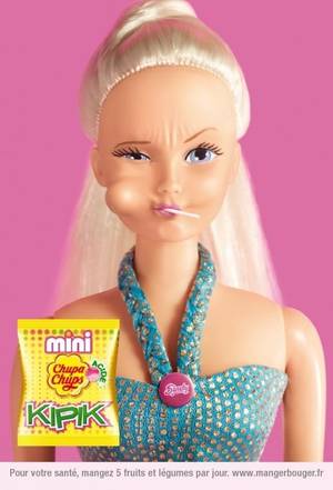 Naughty Barbie Doll Porn - Mini Chupa Chups Funny quote Great Ads: Life is too short for the wrong  job. \