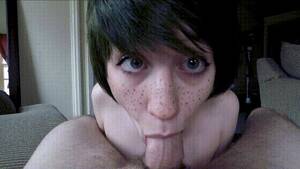 Freckled Blowjob - Cute Freckle Face Bj Porn Gif | Pornhub.com