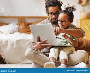 black funny videos - Happy African American Family Little Son with Dad Watching Funny Videos on  Laptop Together at Home Stock Image - Image of children, indoors: 241716405