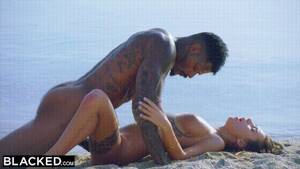 interracial big cock beach - Beach And Black Cock Porn Gif | Pornhub.com