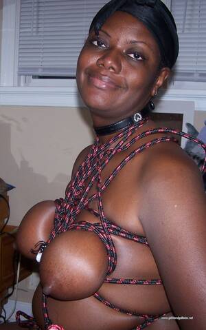 bound black boobs - Bound Ebony Tits | BDSM Fetish