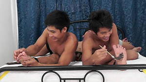 Laughing Asian Boys Porn - Two str8 boys team tickle gay boy! Hot Asian hunk Jesse Rivera returns  after 3 years to join up with our new little Asian boy hottie Niko to  release a ...