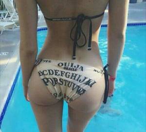 black ouija board panties - Ouija