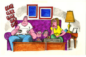 Forced Violent Porn Cartoons - Ed Gamble Cartoon Collection | Special Collections | University of North  Florida