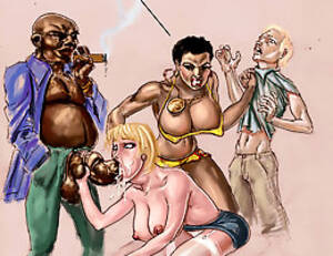 group anal cartoon - Anal and group interracial cartoons by Kinky Jimmy