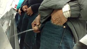 Gay Porn Men Pee Urinal - Guys pissing at the urinal - ThisVid.com