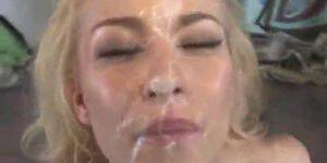black on blonde facial - Blonde Babe Wants More Black Facial Cum - Tnaflix.com