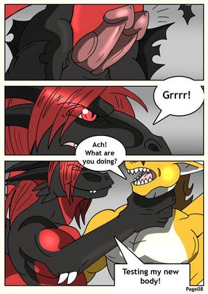 Furry Transformation Porn Comics - 2013 abs anthro balls biceps big comic dragon english_text erection furry  gay hair horn male muscles