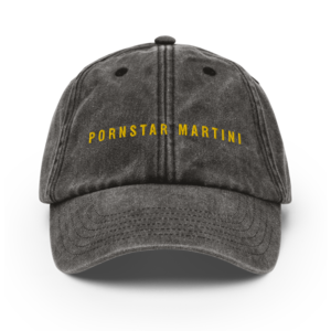 india summer black pornstar - The Pornstar Martini Vintage Hat â€“ Cocktailored
