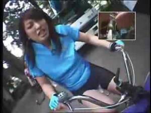 Dildo Bike - Riding Dildo-Bikes In Public at DrTuber
